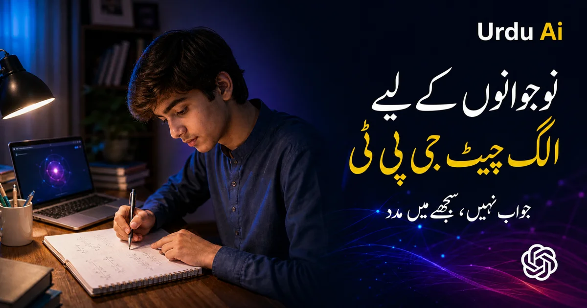 نوجوانوں کے لیے الگ ChatGPT: ہوم ورک کے بجائے سیکھنے پر زور
