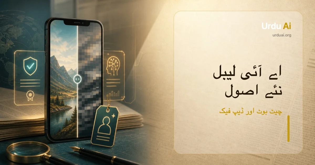 یورپ کے نئے AI لیبل قواعد: چیٹ بوٹ، ڈیپ فیک اور عوامی متن میں کیا بدلے گا؟