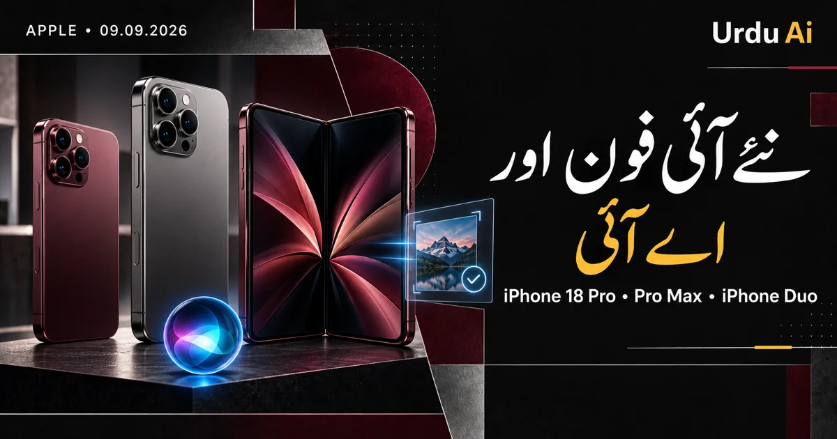 نئے آئی فون اور اے آئی: iPhone 18 Pro، Duo اور Siri AI