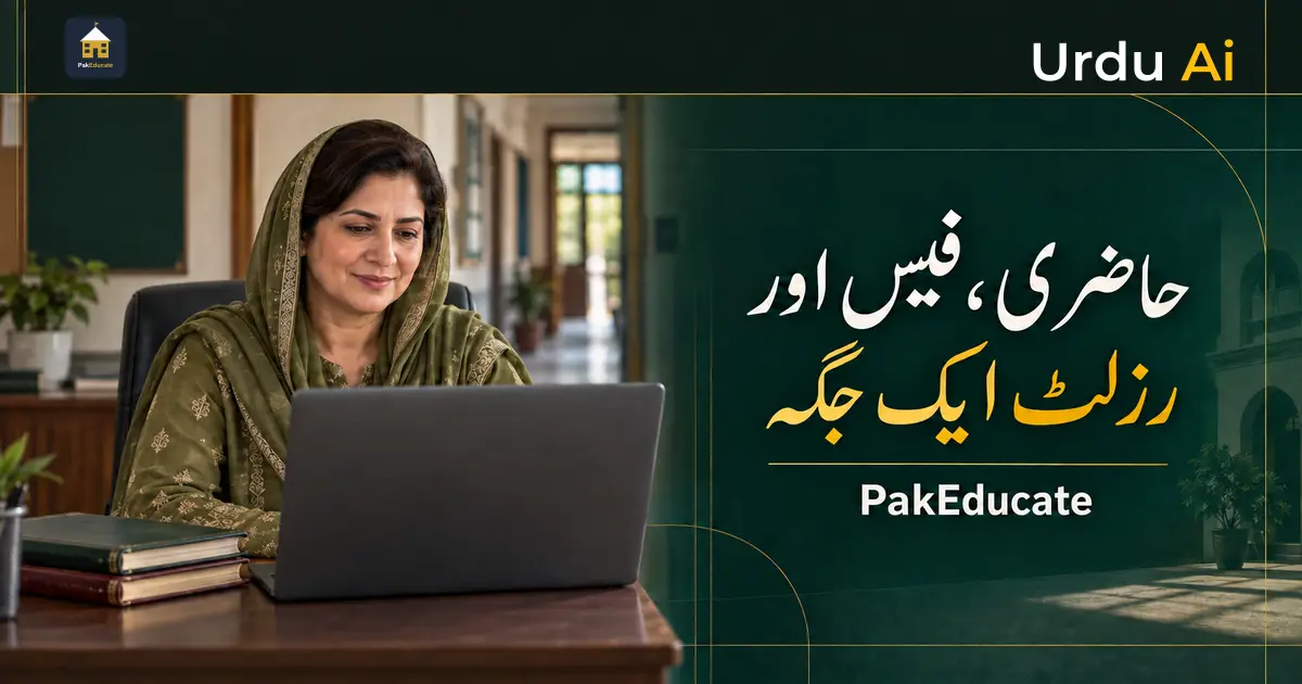 پاک ایجوکیٹ: اسکول کی حاضری، فیس اور رزلٹ ایک جگہ