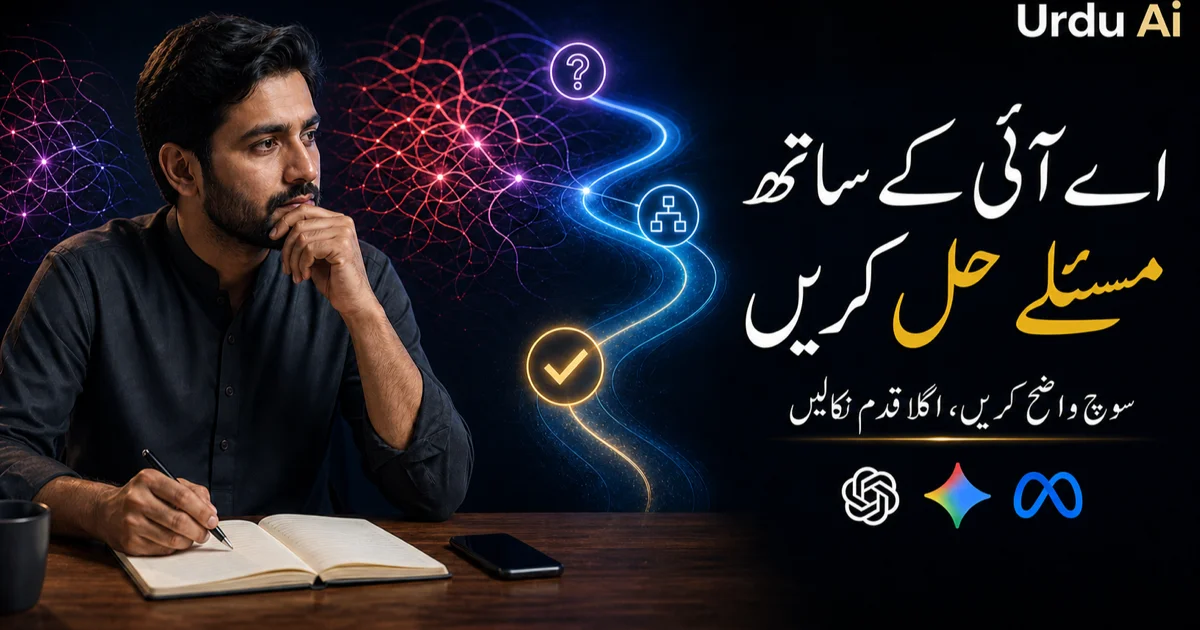 مصنوعی ذہانت کے ساتھ مسائل کیسے حل کریں؟ عملی اردو گائیڈ