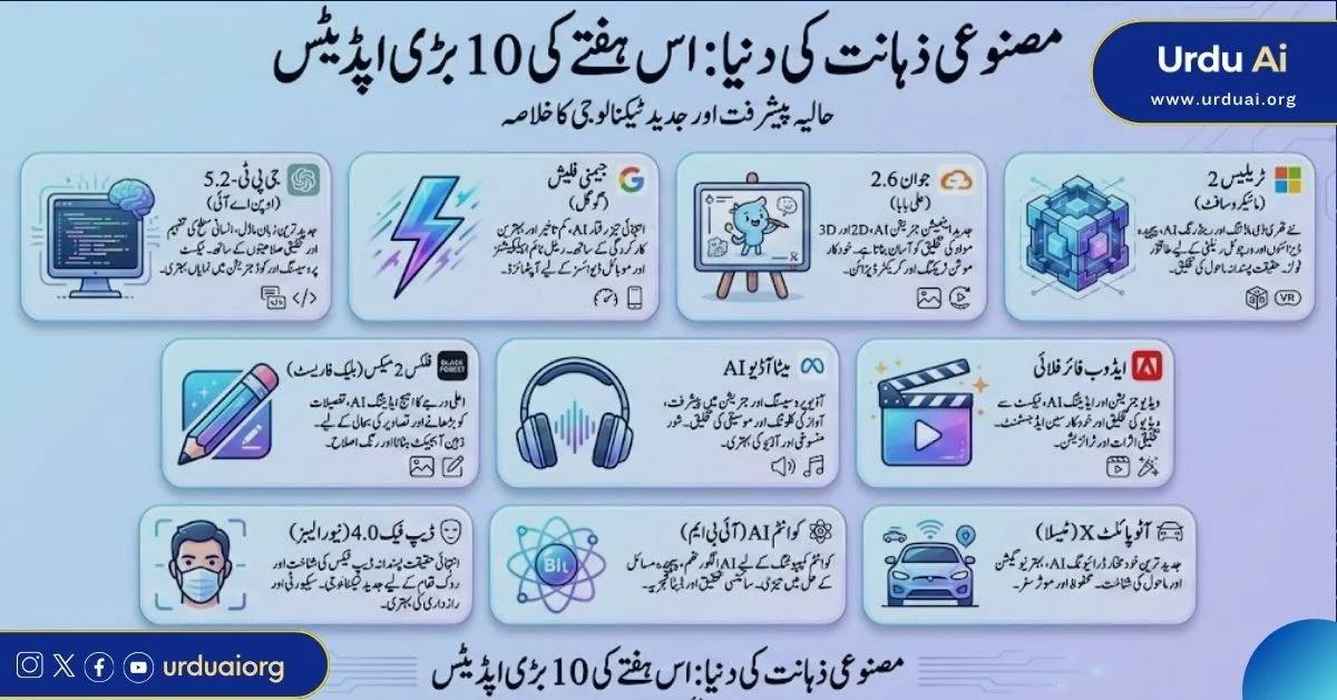 مصنوعی ذہانت کی دنیا: اس ہفتے کی 10 بڑی اپڈیٹس