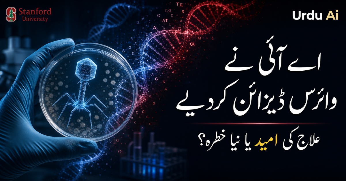 اے آئی سے پہلی بار نئے وائرس ڈیزائن—علاج کی امید یا نیا خطرہ؟