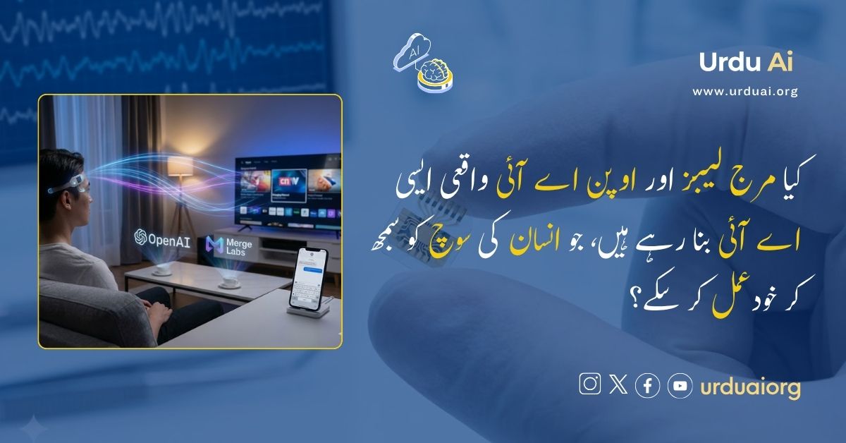 کیا مرج لیبز اور اوپن اے آئی واقعی ایسی اے آئی بنا رہے ہیں جو انسان کی سوچ کو سمجھ کر خود عمل کر سکے؟
