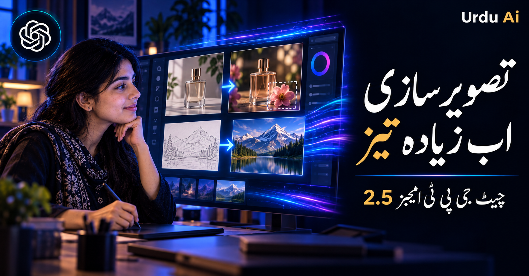 چیٹ جی پی ٹی امیجز 2.5: تیز تصویر سازی اور درست ایڈیٹنگ