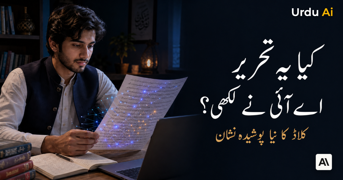 کیا یہ تحریر اے آئی نے لکھی؟ کلاڈ کا نیا پوشیدہ نشان