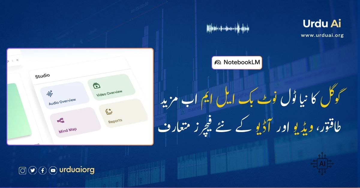 گوگل کا نیا ٹول نوٹ بک ایل ایم اب مزید طاقتور، ویڈیو اور آڈیو کے نئے فیچرز متعارف
