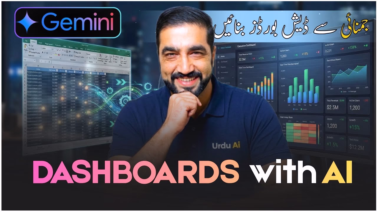 گوگل جیمینائی سے چند لمحوں میں اپنا کسٹم ڈیش بورڈ بنائیں