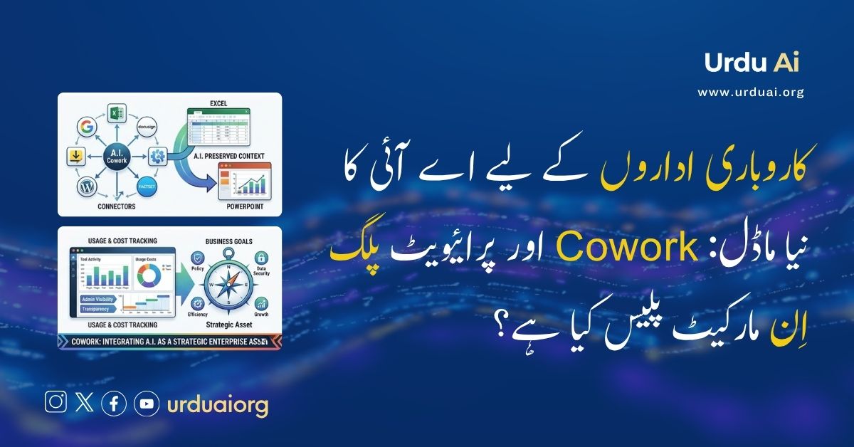 کاروباری اداروں کے لیے اے آئی کا نیا ماڈل: Cowork اور پرائیویٹ پلگ اِن مارکیٹ پلیس کیا ہے؟