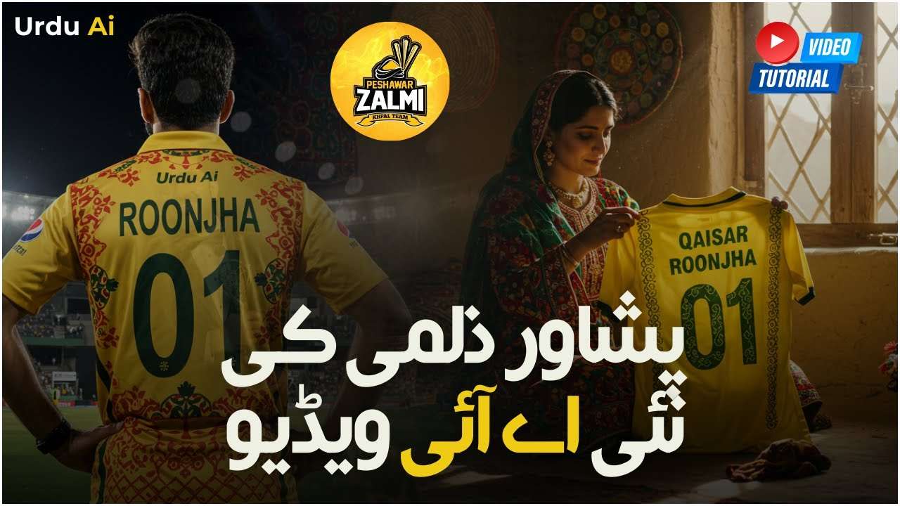 پشاور زلمی کی اے آئی سے بنی ویڈیو