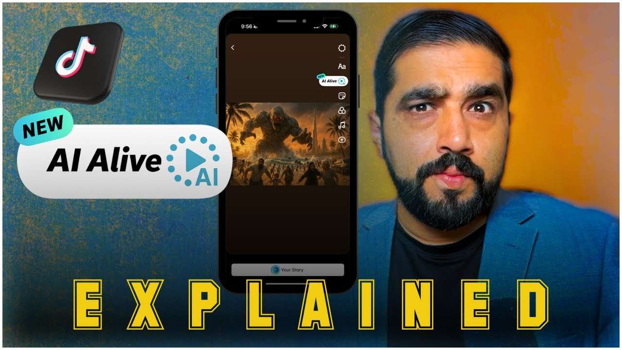 TikTok کا نیا AI Alive فیچر کیا ہے؟