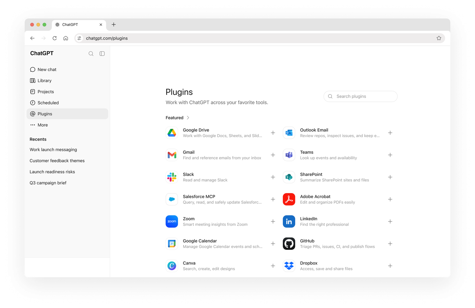 ChatGPT Plugins کی screen