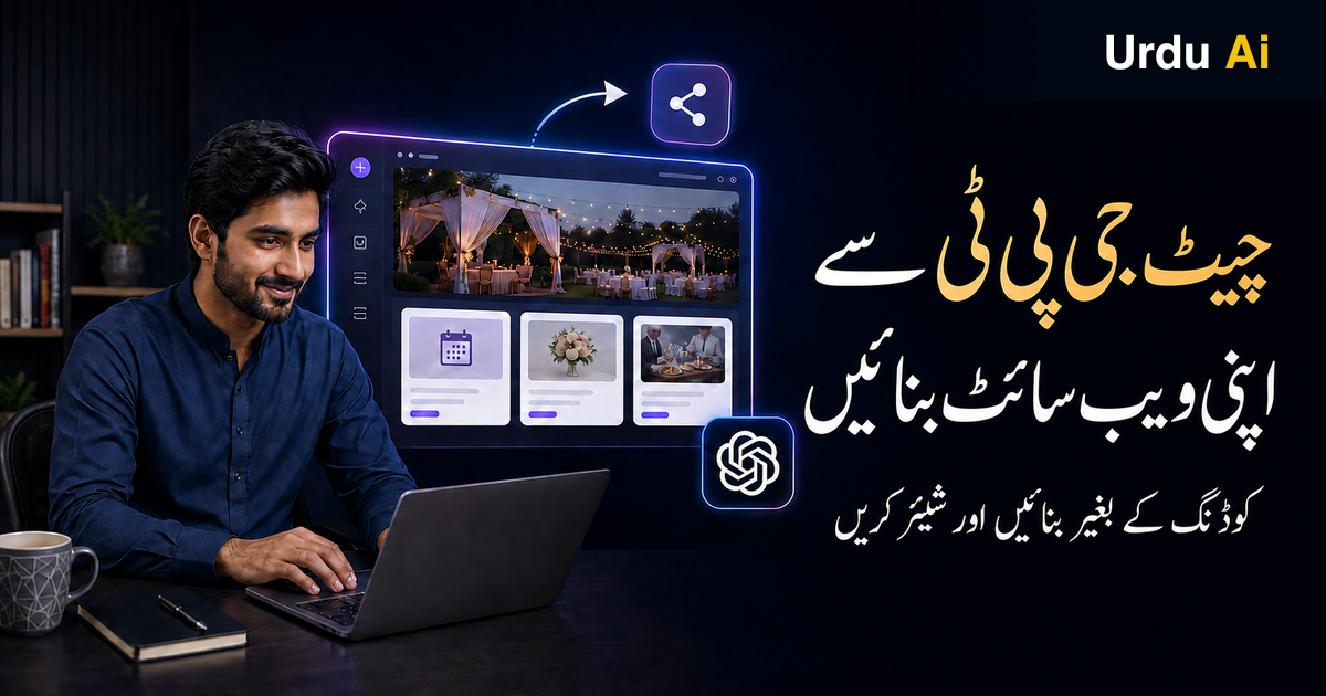 ChatGPT سے Website کیسے بنائیں اور Share کریں؟