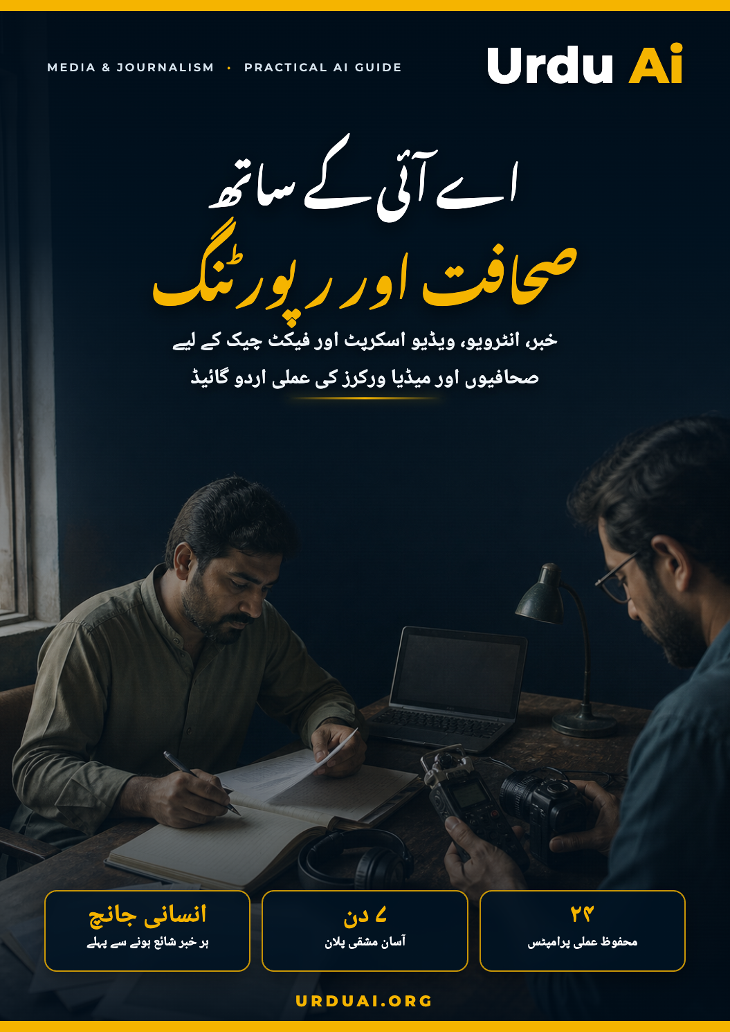 صحافیوں اور میڈیا ورکرز کے لیے اے آئی کی مکمل اردو گائیڈ