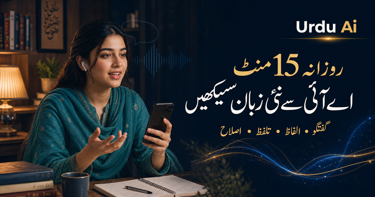 اے آئی سے کوئی بھی زبان سیکھیں: روزانہ 15 منٹ کی گائیڈ