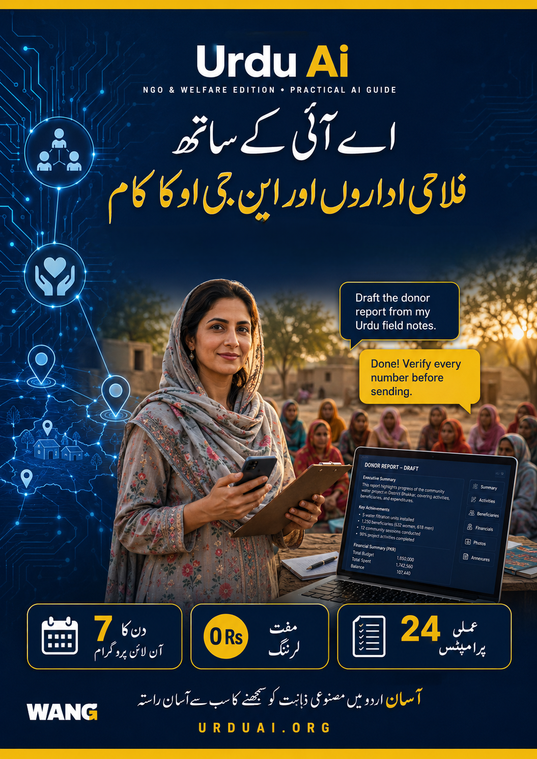این جی اوز اور فلاحی اداروں کے لیے اے آئی کی مکمل اردو گائیڈ