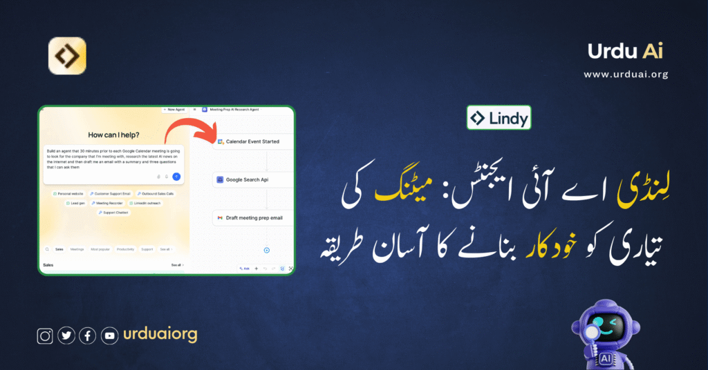  لِنڈی اے آئی ایجنٹس: میٹنگ کی تیاری کو خودکار بنانے کا آسان طریقہ 